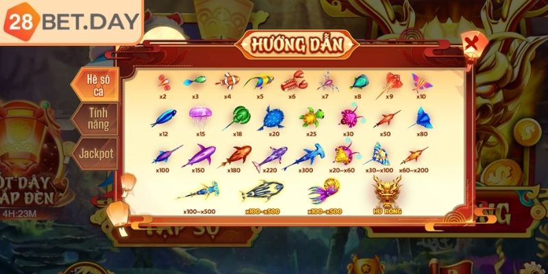 Loài trung bình trong Vua Bắn Cá 28bet