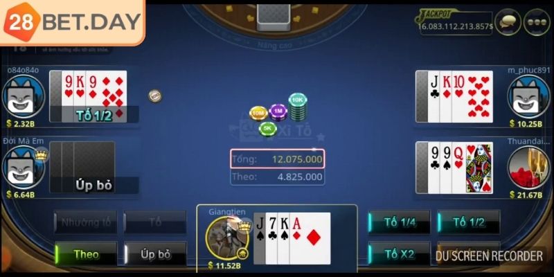 Tổng quan về xì tố 28bet
